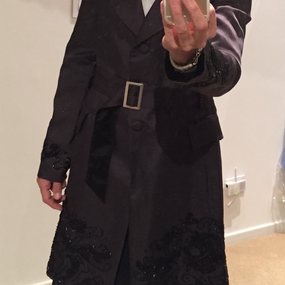 Biya beaded trench coat style - Picture 4 of 8